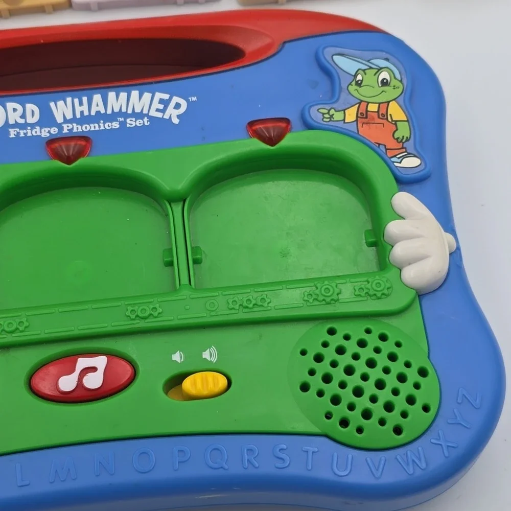 Leap Frog WORD WHAMMER Fridge Phonics Set Magnetic Alphabet ABC's WORKS See Pics